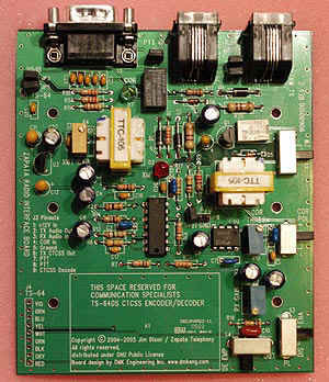 Rev. C. Analog Radio Interface Board